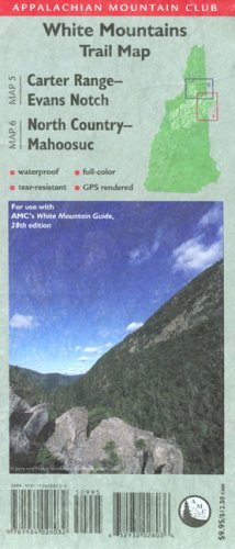 Appalachian Mountain Club White Mountains Trail Map: Carter Range-Evans Notch/North Country-Mahoosuc
