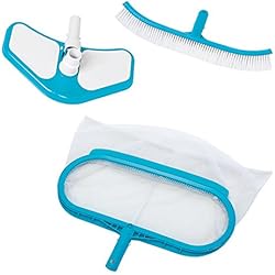 INTEX Kit de nettoyage Deluxe Bleu 33x10,8x50,8 cm