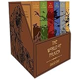 The World of Tolkien Complete 6 Books Collection Box Set by David Day (Dictionary, Atlas, Battles, Heroes, Dark Powers & Hobb