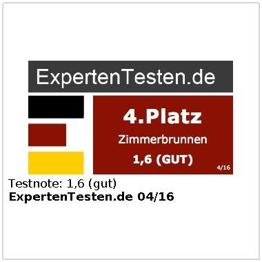 infactory Zimmerbrunnen „Felsenquelle“ mit Pumpe und LED, ca. 20 cm - 5