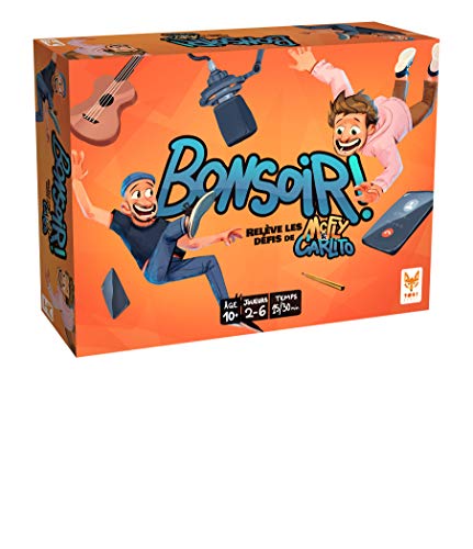 Topi Games- Bonsoir-Le Jeu de McFly et Carlito société, MAC-CAR-949001, Multicouleur