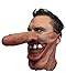 Produktbild Lustiges Halbes Gesicht, DICK NOSE, WILLY FACE Masken, Hung Hirsch Party Kostüm, Fancy Dress Zubehör (Big Brown Lad)
