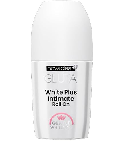 glutathione whitening deodorant rollon Novaclear Gluta White Plus Anti-Perspirant Roll-On – Brightening with Glutathione, Hyaluronic Acid & Allantoin – 48H Sweat & Odor Protection – Soothes, Moisturizes & Evens Skin Tone – 50 ML Beauty L-Glutathione 500 mg x