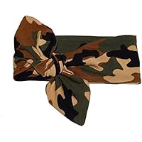 Fascia capelli Camuffamento disponibile in taglia neonata, bambina, bimba e adulto, fatta a mano in tessuto di cotone, regalo perfetto per San Valentino, Mamma e io