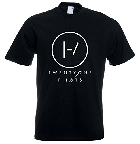 Juko Kids Twenty One Pilots Band 21 Logo Tyler Joseph 1369 T Shirt. Black, 9-11 Years