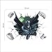 Produktbild Batman Super Hero Zerbrochenes Fenster Lego Wandaufkleber Kindergarten Kinderzimmer Dekoration 3D Wandbild Film PVC Cartoon Dekorative Aufkleber