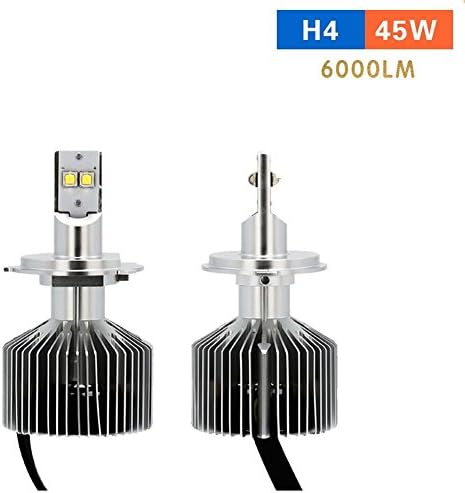 NWYJR H4 45W LED headlamp bulb kit adjustable focal length ultra-bright far from the light car headlamps 6000LM