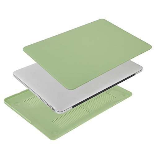 MOSISO Ultra Slim Plastik Hartschale Schutzhülle Hülle Snap Case für Macbook Pro 13 Zoll mit Retina Display NO CD-ROM Drive (A1502 / A1425), Chartreuse - 5