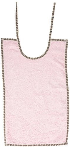 Smafolk Bib with Single Colored Bib (Baby Pink, Large)