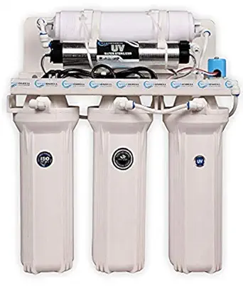 Hydroshell UV Water Purifier 5 Stage Electrical Under sink and Wall Mounted 30-35 litres/Hour (No TDS Reduction, No wastage, No Taste Change and No RO)