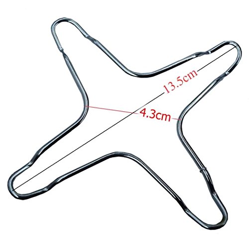 TOME (2Pcs) verchromt Metall Herd Top Kaffeemaschine Moka Trivet Topf Stand Kochherd Kochtopf Topf Herd Trivet Für Moka 3cup 6cup 9cup 12cup - 4