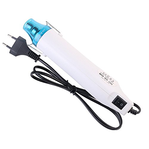 multi-perpose Wärme mittel,, Hand Mini Heißluftgebläse Hot Air Gun – Perfekt für Heizung Shrinkable Film, geprägt Puder, Gummi Stempel weiß - 3