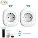 Produktbild Wifi Alexa Steckdose funktioniert mit Amazon Alexa (Echo und Echo Dot) und App(Android und Ios System) (2 pcs)