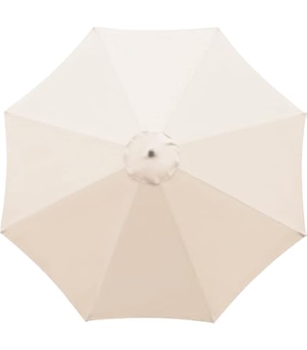 Ersatzschirm-Baldachin Für 2,7 M 8-Rippen Terrassenschirm – Aus Starkem 220D Polyester
