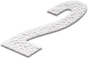 Betriebsausstattung24 Thermoplastische Zahl 2 - Größe: 20,0 cm - Bodenmarkierung - Zur Kennzeichnung von Verkehrswegen und Parkplätzen - Thermoplastik - Zwei