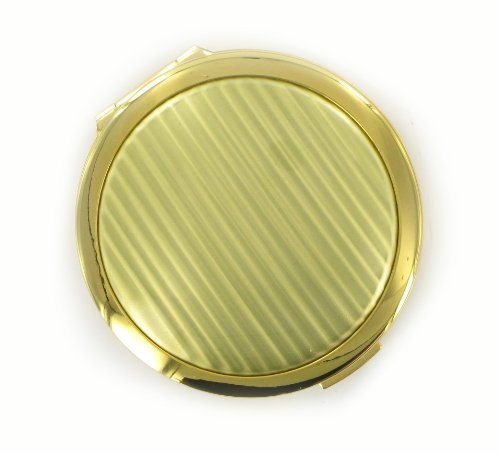 Preisvergleich Produktbild Stratton Aurora Taschenspiegel 2 Spiegelseiten rund vergoldet