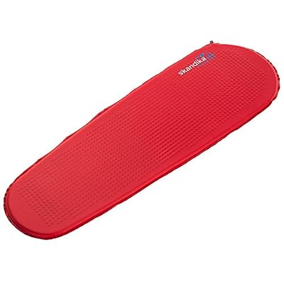 Skandika Red Trek Ultralight - 1708 - Tapis de sol matelas autogonflant - 198x63x3cm - rouge