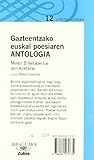 Image de GAZTEENTZAKO EUSKAL POESIAREN ANTOLOGIA - ZUBIA (Haur-Literatura 12 Urtetik Aur)