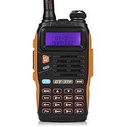 Dispositivo de radiocomunicación Baofeng para radioaficionados GT-3TP GT-3 TP Dualband VHF/UHFcon pantalla LCD. Walkie-talkie PMR CTCSS/CDCSS con micrófono y cable USB