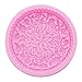 Produktbild JOYfree Rosa Backform Runde Gravierte Dekorative Spitze Silikon Kuchen Fondant Schokolade Kochform