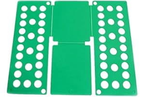 RHP Pullover Hosen Hemden Wäsche Kinder- und Erwachsen-Faltbrett Falthilfe für Wäsche Kleidung T Shirt Falten Zusammenlegen Wäschefaltbrett Hemdenfalter Wäschefalter für Kleidung Aller Art (Grün)