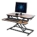 Produktbild Deawecall Tisch, höhenverstellbar, 70 cm breit, hervorragende Sitzlösung für alle Arbeitsstationen und Stehtische, braun,