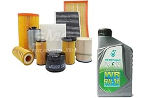 RICAMBI AUTO SMC KIT TAGLIANDO FILTRI MISTI + 5LT OLIO MOTORE WR 5W30