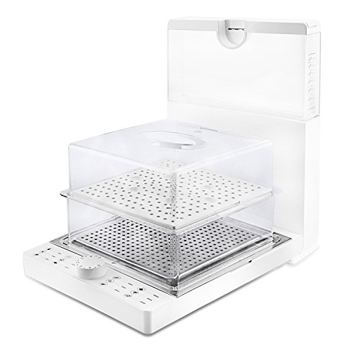 Preisvergleich Produktbild Emerio Dampfgarer, 2 Ebenen, Timer, Summersignal