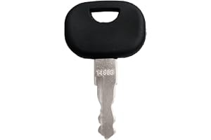 14603 Ignition Starter Key – Compatible with JCB, CAT, Volvo, Komatsu, Bomag, Dynapac, Terex – Replacement Key for Excavator,