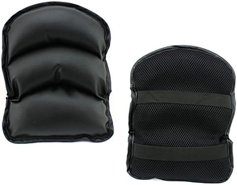 Car Center Console Cushion Soft PU Leather Armrest Pillow Pad (Black)