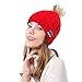 Price comparison product image Libeauty Men And Women Bluetooth Hat Wireless Bluetooth Solid Color Plush Wool Autumn And Winter Christmas Music Beanie Knit Cap For Outdoor Sports