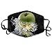 Produktbild Green Apple in A Splash of Fresh Water Anti Dust Breathable Face Mouth Mask for Man Woman