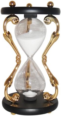 ColorMax Fashion Hourglass 30 Minutes Sand Timer-Gold (Gold 10 Min)