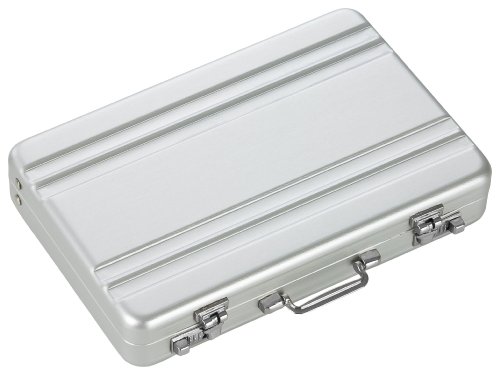 Kronenberg24 Miniatur Aluminiumkoffer als Visitenkarten und USB-Stick Verpackung 2 Stück