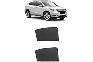 TUNEZ® Sunshades - Custom Side Window Sunshades Magnetic Sun Shade Rear Door Side Car (Compatible With Honda HR-V, RU Year 2015-2021)