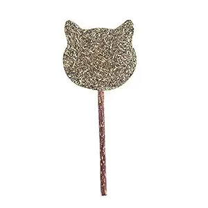 PET WORLD Cat Toy Wood Scorpio Funny Cat Stick Molar Clean Teeth Snacks Variety Customized Catnip Lollipops for Cat (Pack of 1)