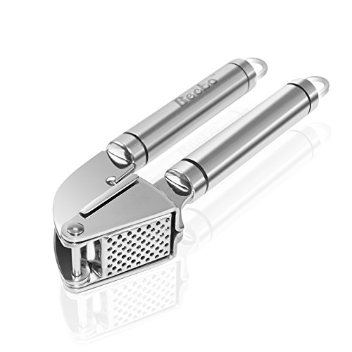 Becko Robuste Knoblauchpresse / Knoblauchzehen, aus Edelstahl, auch für Lngwer Geeignet (Begleitet Durch Reinigungsbürstchen) - 6