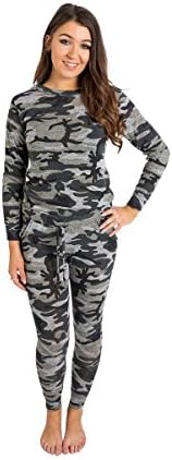 Plus size Ladies Grey Camouflage Tracksuit Joggers New Loungewear