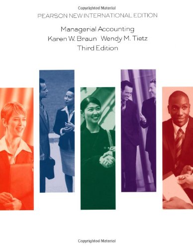 Download Managerial Accounting: Pearson New International Edition