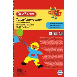 Preisvergleich Produktbild Herlitz Tonzeichenpapier A3 10 Blatt