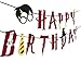 Produktbild Harry Potter Party Supplies – Happy Birthday Banner Felt Garland Party Decoration (Rot)
