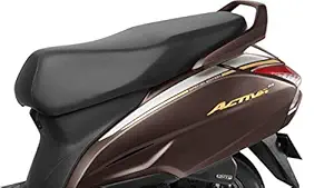 GHS Leather Seat Cover Suitable for Activa 6G (Black)