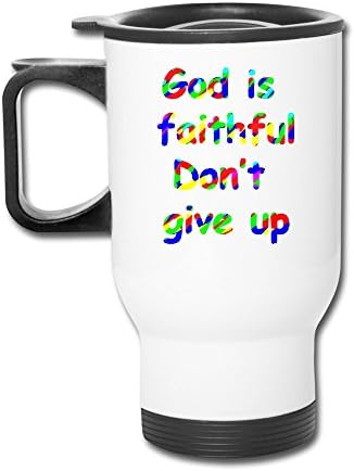 SHEAN Do Not Give Up Custom Travel Blank Mug Cups White