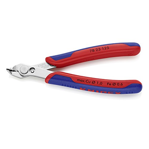 Knipex 78 23 125 – Präzisionszange Electronic Super Knips mit 60°-Kopfwinkel