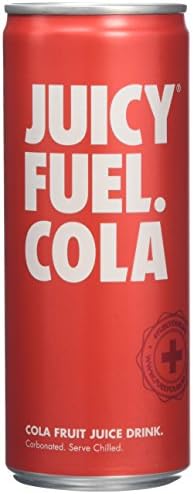 Juicy Fuel 100 Percent Natural Fruit Cola, 250 ml, Pack of 24