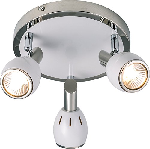 Preisvergleich Produktbild Heitronic Deckenrondell Bella, Weiß, Metall, 27198