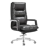 × Bequemt Bürostuhl Ausbildung Stuhl Computer zu Hause Stuhl Leder Chef Sessellift Drehstuhl Mittagspause Sitz hochwertiges Leder, verbessern Sie Ihren Geschmack