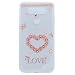 Produktbild LG V20 Silikon Hülle,Lonchee Bunte Muster Weich TPU Handy Hülle Durchsichtig Transparent Etui Cover Case Protective Shell Soft Schutzhülle Telefon Kasten für LG V20 – Liebe