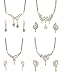 Youbella White American Diamond Combo Of 4 Mangalsutra With Earrings Set For Women RS.599.00