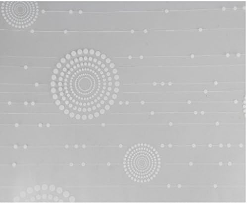ZAIQUN Non Adhesive Window Film Privacy Self Cling Window Film No Glue Window Film Static Frosted Film Waterproof Flower Pattern for Home Kitchen Office 45 * 100/200/500cm